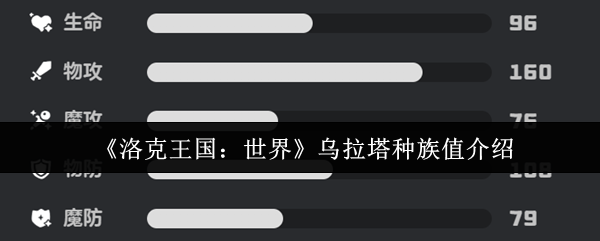 洛克王国世界乌拉塔的种族价值是多少 它特别强大吗