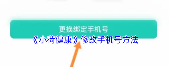 小荷健康怎样解绑手机号码?